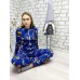 Пижама женская Попожама Мультик синяя
