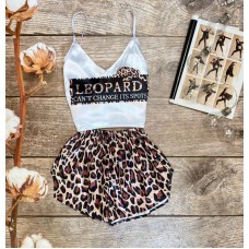 Шовкова піжама leopard