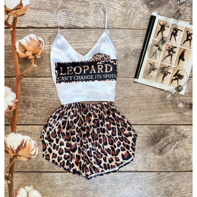 Шовкова піжама leopard