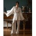 Домашний костюм из льна «Margo» белый Домашний костюм из льна «Margo» белый
