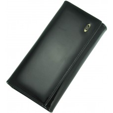 Кожаный женский кошелек BC34 BLACK