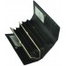 Кожаный женский кошелек BC34 BLACK