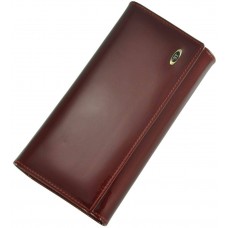 Кожаный женский кошелек BC34 RED