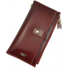 Кожаный женский кошелек BC420 Red