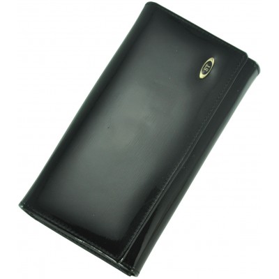 Кожаный женский кошелек BC46 Black
