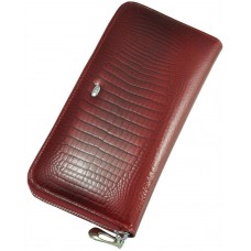 Кожаный женский кошелек AE201 Red красный